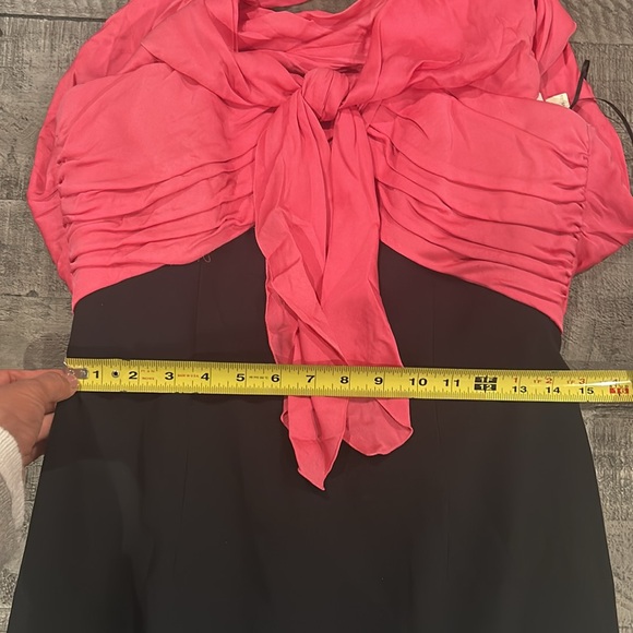 Paule Ka women sweetheart Pink and Black Dress size 40 - Picture 7 of 8